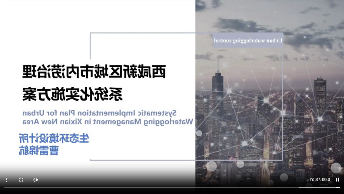 2023年度院优秀设计项目——西咸新区城市内涝治理系统化实施方案